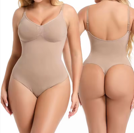 Seamless V-Neck Cami Shaper – Tummy Control & Butt Lifting Tank Top